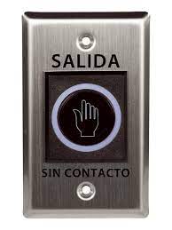 BOTON DE SALIDA SIN CONTACTO / SALIDAS NC NO COM
/ RANGO DE DETECCION HASTA 10 CM