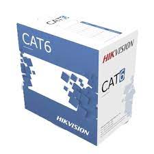 CABLE UTP CAT 6 GRIS USO REDES Y CCTVCM 23AWG UL
HIKVISION X 305 MTS 100% COBRE