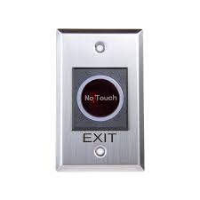 Botón de salida no touch en acero inoxidable con led indicador ( rojo:
encendido - inactivo. ; verde: encendido - activo ). para una sola puerta, .
voltaje de entrada 12v proteccion ip 55
