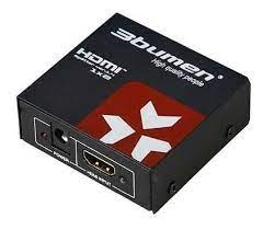 SPLITTER 2 PUERTOS HDMI TECNOLOGIA 4K MARCA 3BUMEN ULTRA HD