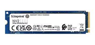 SSD PCI-E 4.0 M.2 2280 250GB NVME KINGSTON NV2 SNV2S/250G 3000 MB Garantia 5 Años