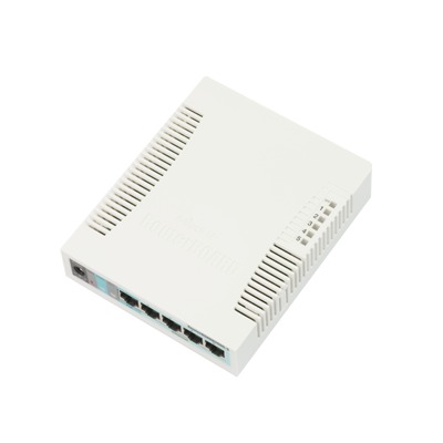 [RB260GS] Switch Mikrotik 5 puertos Gigabit Ethernet y 1 SFP