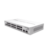 [CRS326-24G-2S+IN] Switch Sistema Operativo Dual 24 Puertos Gigabit Ethernet y 2 Puertos SFP+, Para Escritorio