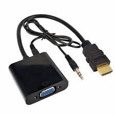 [ADAPTADOR HDMI A VGA] CONVRTIDOR DE HDMI A VGA EN BLISTER INCLUYE SALIDA DE SONIDO